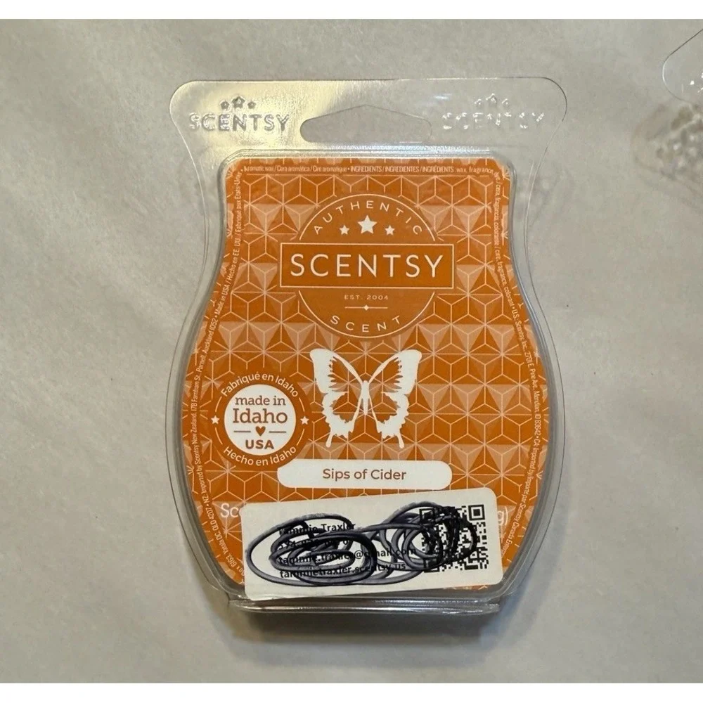 Lot Of 6 Fall Scentsy Bars Autumn Cozy‎ Harvest Cider Spooky Cinnamon Roll Apple